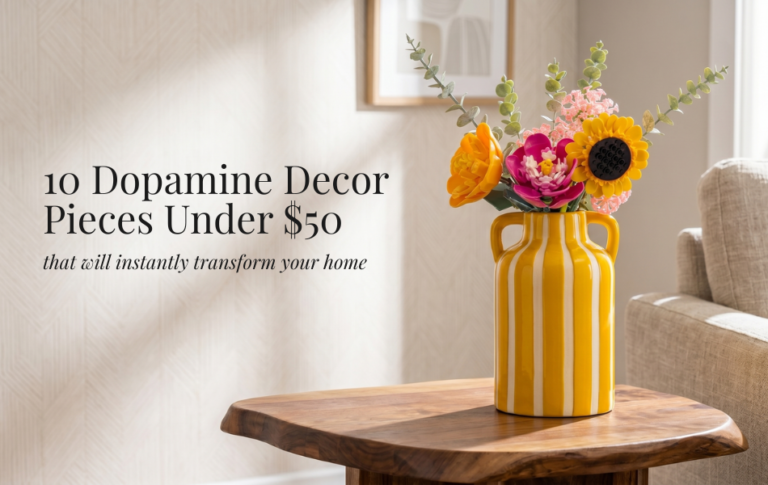 dopamine decor pieces under $50