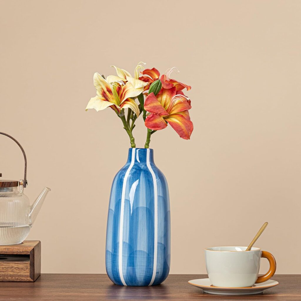 AIM-GGKK colorful decorative ceramic vase for dopamine decor shelf or entryway styling