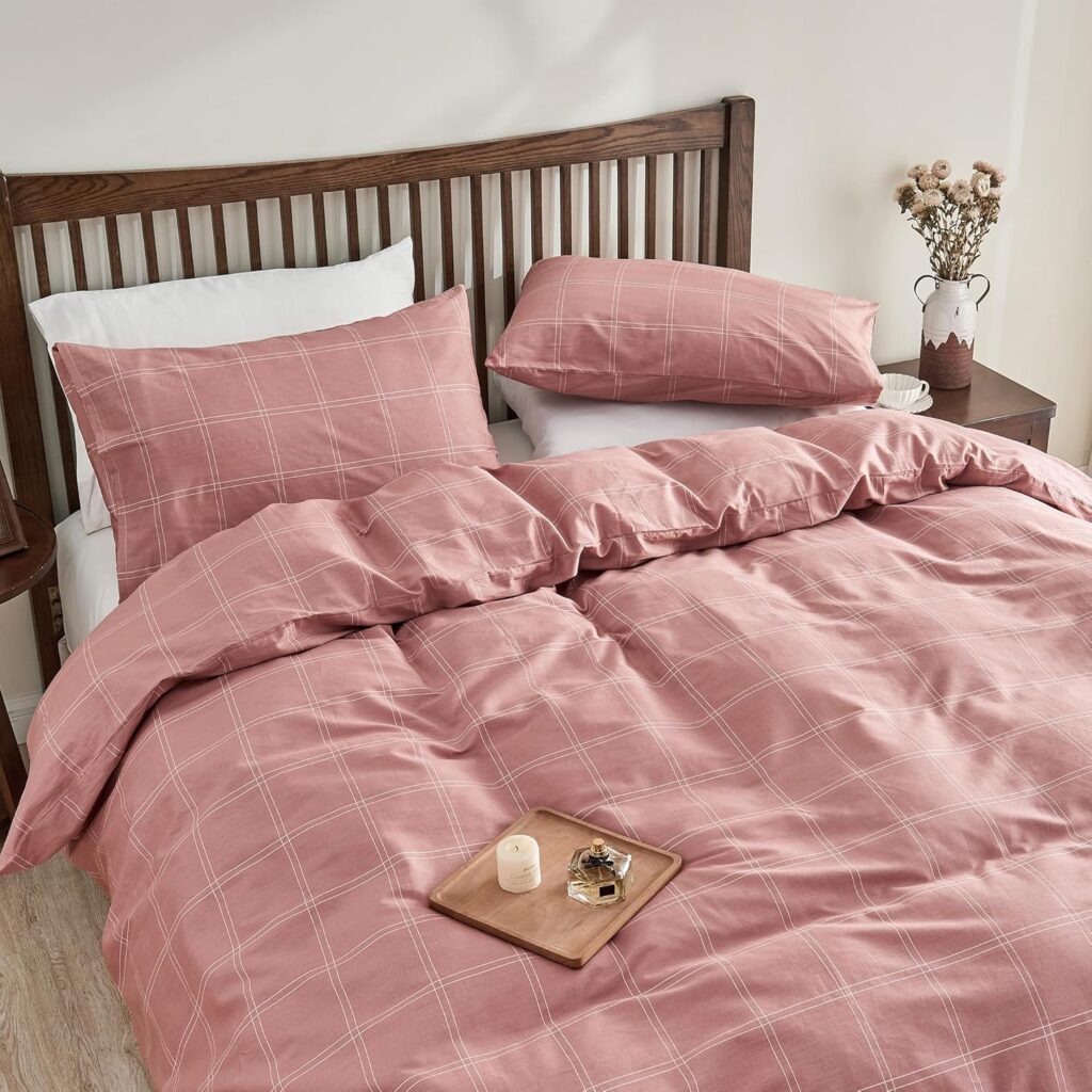 JELLYMONI geometric print comforter set in bold colors for dopamine decor bedroom